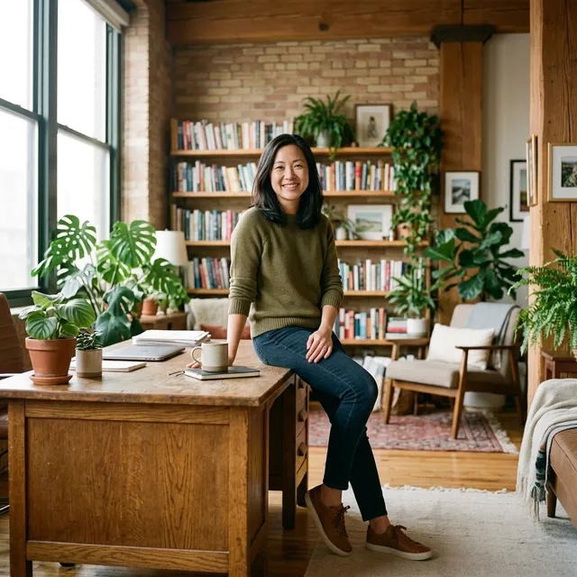 Our founder and editor in the loan-payday.com office